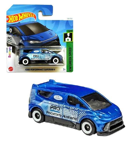 Hot Wheels Hotwheels Model Car 2024 128/250 Ford Performance Supervan 4 Green Speed