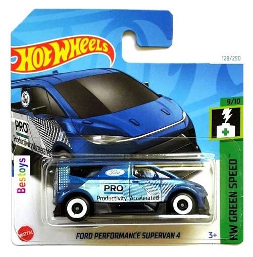 Hot Wheels Hotwheels Model Car 2024 128/250 Ford Performance Supervan 4 Green Speed