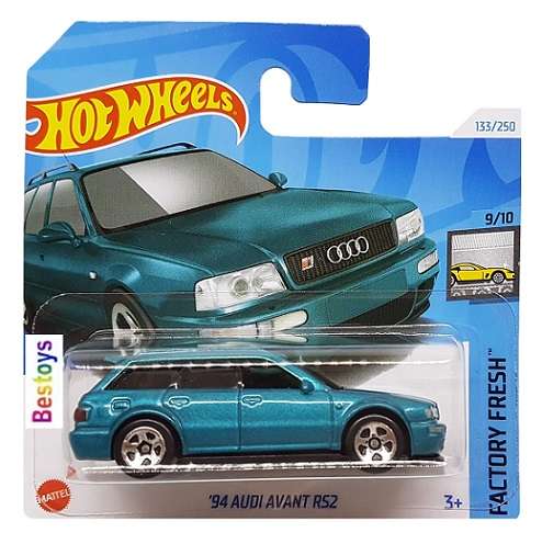 Hot Wheels Hotwheels 2024 133/250 Audi Avant RS 2 RS2 1994 1/64 scale