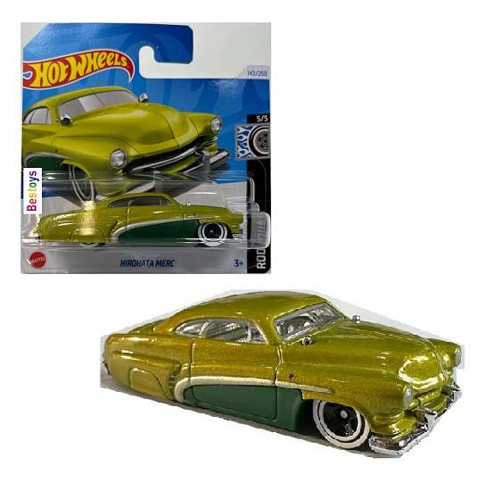 Hotwheels Hot Wheels Diecast Model Car 2024 143/250 Hirohata Merc Rod Squad 1/64 scale
