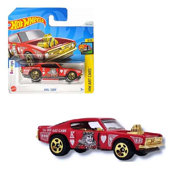 Hot Wheels Hotwheels 2024 152/250 King Cuda Art Cars 1/64 scale