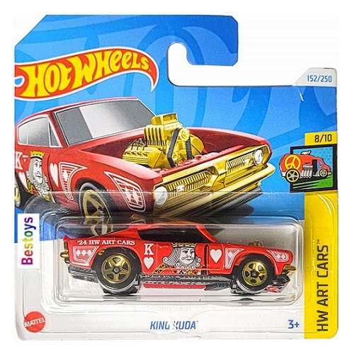Hot Wheels Hotwheels 2024 152/250 King Cuda Art Cars 1/64 scale