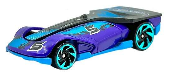 Hotwheels Hot Wheels Diecast Model Car 2024 154/250 Rollin Solo No 5 Track Champs Netflix Let's Race