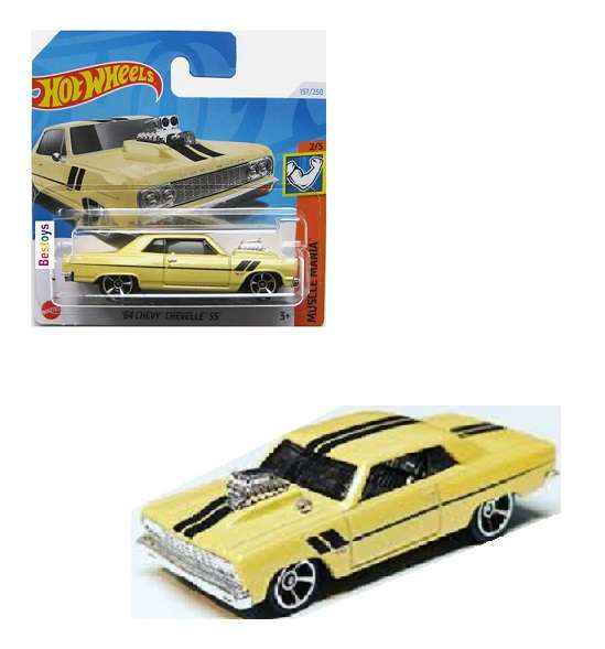 Hot Wheels 2024 157/250 Chevy Chevrolet Chevelle SS 1964 Muscle Mania