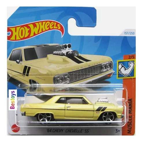 Hot Wheels 2024 157/250 Chevy Chevrolet Chevelle SS 1964 Muscle Mania
