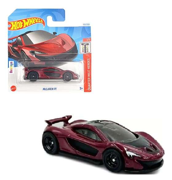 Hot Wheels Hotwheels 2024 165/250 McLaren P 1 P1 Quarter Mile Heroes 1/64 scale