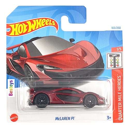Hot Wheels Hotwheels 2024 165/250 McLaren P 1 P1 Quarter Mile Heroes 1/64 scale