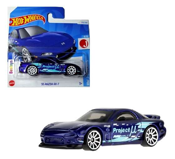 Hot Wheels Hotwheels 2024 170/250 Mazda RX 7 RX7 1995 "Project U" J Imports 1/64 scale