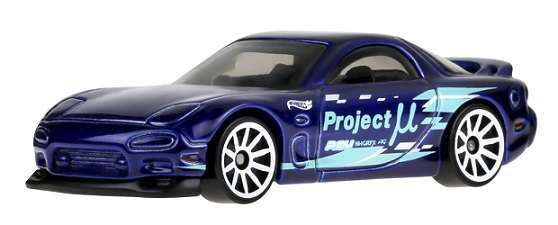 Hot Wheels Hotwheels 2024 170/250 Mazda RX 7 RX7 1995 "Project U" J Imports 1/64 scale