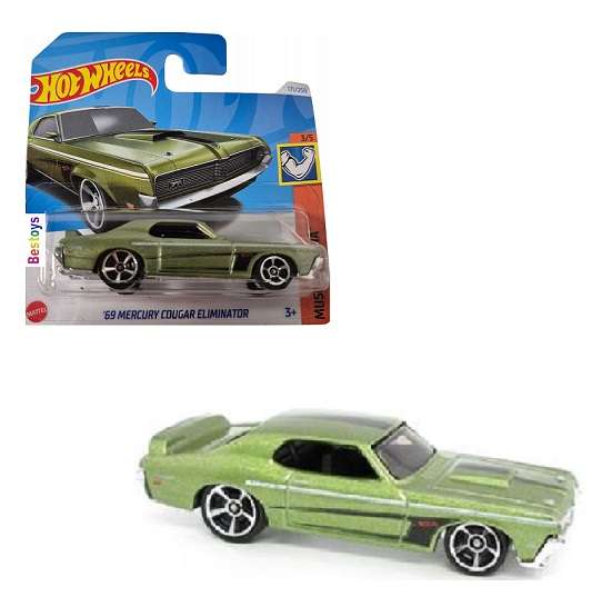 Hot Wheels Hotwheels 2024 171/250 Mercury Cougar Eliminator 1969 Muscle Mania 1/64 scale