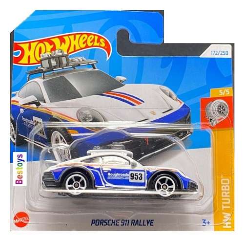 Hot Wheels Hotwheels 2024 172/250 Porsche 911 Rallye Turbo 1/64 scale