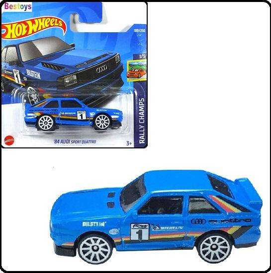 Hot Wheels 2022 180/250 Audi Quattro Sport 1984 No 1 Rally Champs