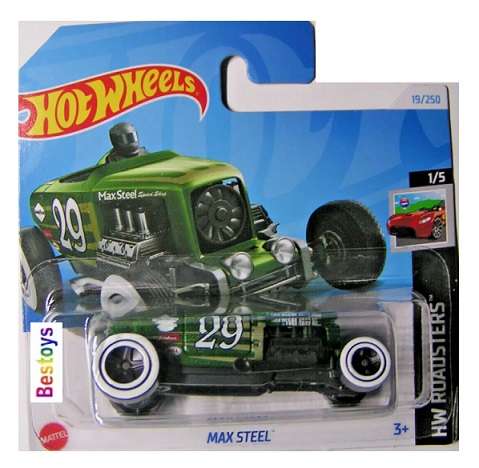 Hotwheels Hot Wheels Car 2024 19/250 Max Steel No 29 Roadsters 1/64 scale