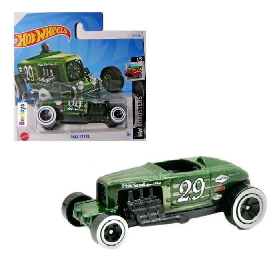 Hotwheels Hot Wheels Car 2024 19/250 Max Steel No 29 Roadsters 1/64 scale
