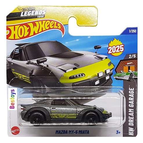 Hot Wheels Hotwheels 2025 1/250 Mazda MX 5 MX5 Miata Legends Tour Dream Garage 1/64 scale
