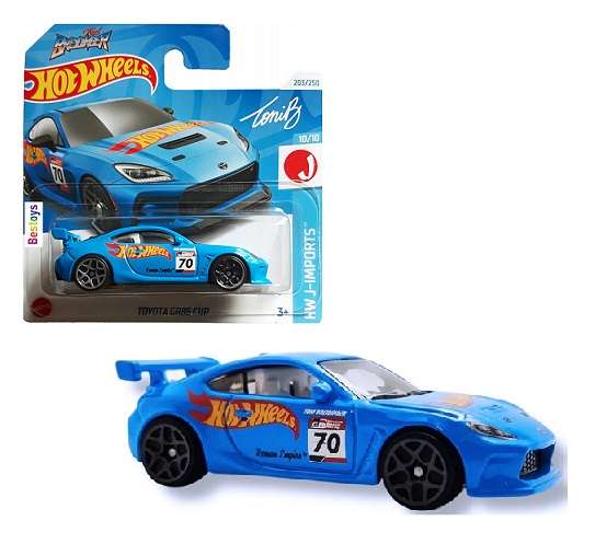 Hotwheels Hot Wheels Diecast Model Car 2024 203/250 Toyota GR 86 GR86 Cup No 70 J Imports 1/64 scale