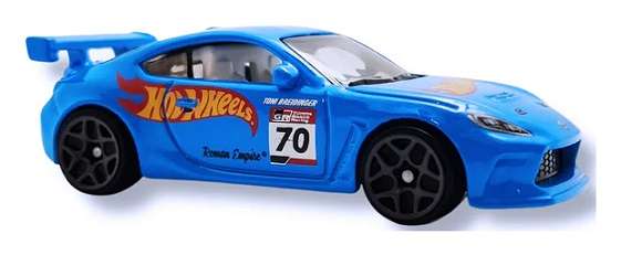 Hotwheels Hot Wheels Diecast Model Car 2024 203/250 Toyota GR 86 GR86 Cup No 70 J Imports 1/64 scale