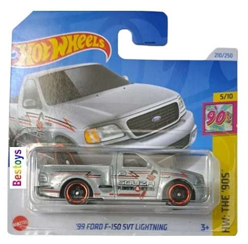 Hot Wheels Hotwheels 2024 210/250 Ford F 150 SVT Lightning 1999 Pickup The 90's