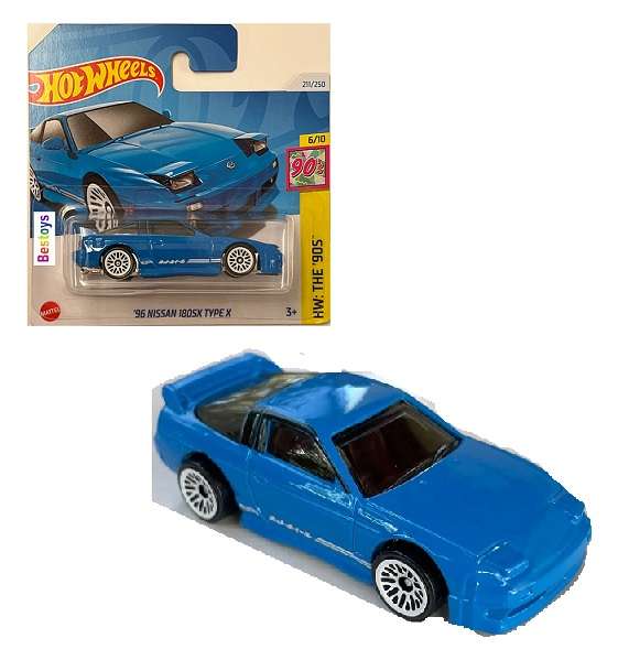 Hot Wheels Hotwheels 2024 211/250 Nissan 180 SX 180SX Type X 1996 The 90's 1/64 scale