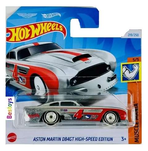 Hot Wheels Hotwheels 2024 219/250 Aston Martin DB4 DB4 GT High Speed Edition Muscle Mania 1/64 scale