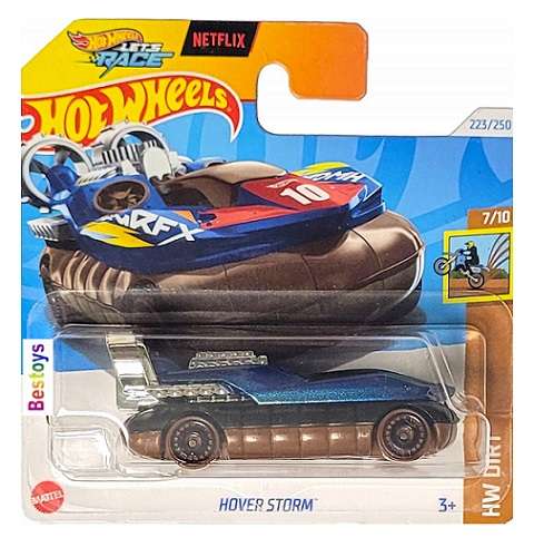 Hotwheels Hot Wheels Diecast Model 2024 223/250 Hover Storm Dirt Netflix "Let's Race"
