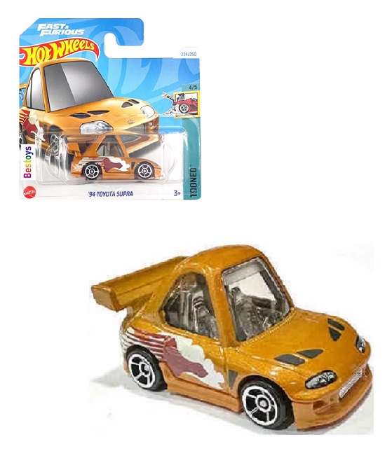 Hot Wheels Hotwheels 2024 224/250 Toyota Supra 1994 Fast & Furious Tooned