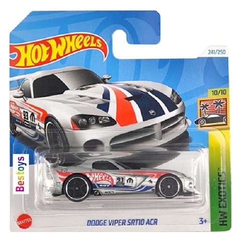 Hot Wheels Hotwheels 2024 241/250 Dodge Viper SRT 10 SRT10 ACR Exotics 1/64 scale