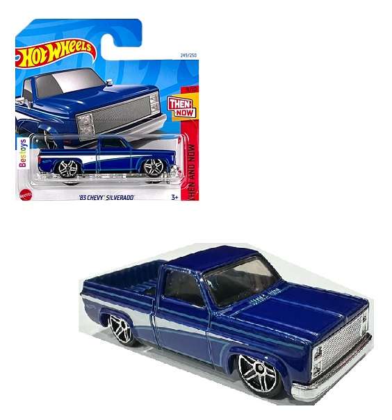Hot Wheels Hotwheels 2024 249/250 Chevy Chevrolet Silverado 1983 Pickup Then & Now 1/64 scale