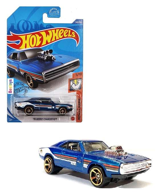 Hot Wheels Hotwheels 2019 249/250 Dodge Charger RT 1970 Mopar Muscle Mania 1/64 scale