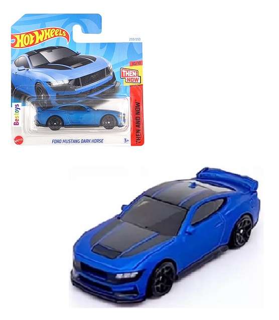 Hot Wheels Hotwheels 2024 250/250 Ford Mustang Dark Horse Then & Now 1/64 scale