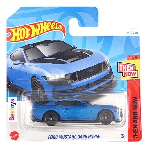 Hot Wheels Hotwheels 2024 250/250 Ford Mustang Dark Horse Then & Now 1/64 scale