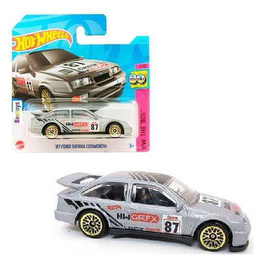Hotwheels Hot Wheels Diecast Model Car 2023 2/250 Ford Sierra Cosworth 1987 No 87 The 80`s 1/64 sc