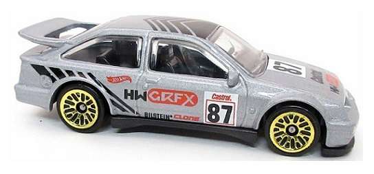 Hotwheels Hot Wheels Diecast Model Car 2023 2/250 Ford Sierra Cosworth 1987 No 87 The 80`s 1/64 sc