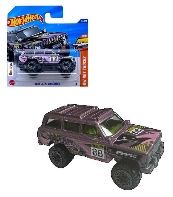 Hot Wheels 2025 44/250 Jeep Wagoneer 1988 No 88 Hot Trucks