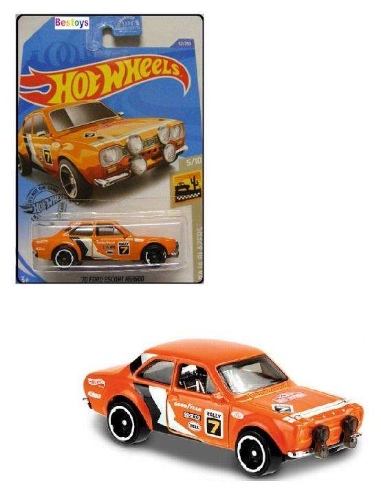 Hot Wheels 2020 52/250 Ford Escort RS 1600 RS1600 1970 No 7 Baja Blazers