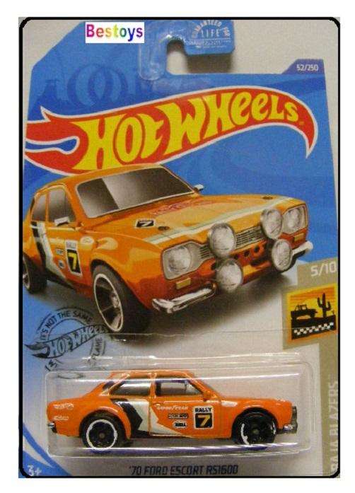 Hot Wheels 2020 52/250 Ford Escort RS 1600 RS1600 1970 No 7 Baja Blazers