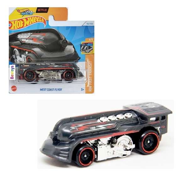 Hot Wheels Hotwheels 2024 56/250 West Coast Flyer Train Fast Transit