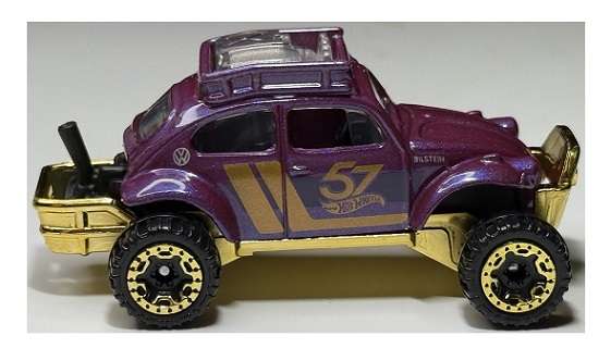 Hot Wheels Hotwheels 57th Anniversary VW Volkswagen Baja Bug "57" 1/64 scale