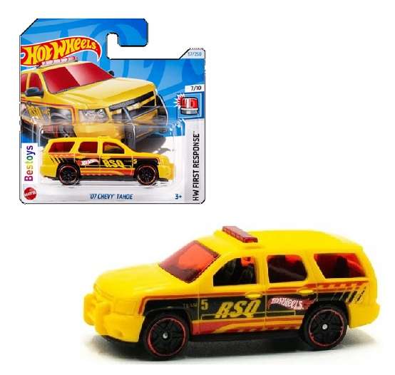 Hotwheels Hot Wheels 2024 57/250 Chevy Chevrolet Tahoe 2007 "RSQ" First Response 1/64 scale