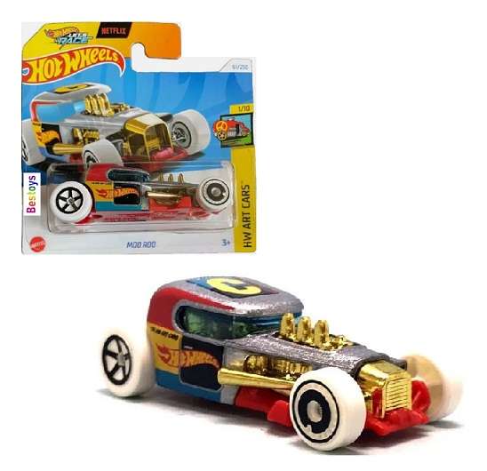 Hot Wheels Hotwheels 2024 61/250 Mod Rod Art Cars Netflix "Let's Race"