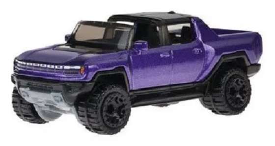 Hotwheels Hot Wheels Diecast Model 2024 62/250 GMC Hummer EV Green Speed 1/64 scale