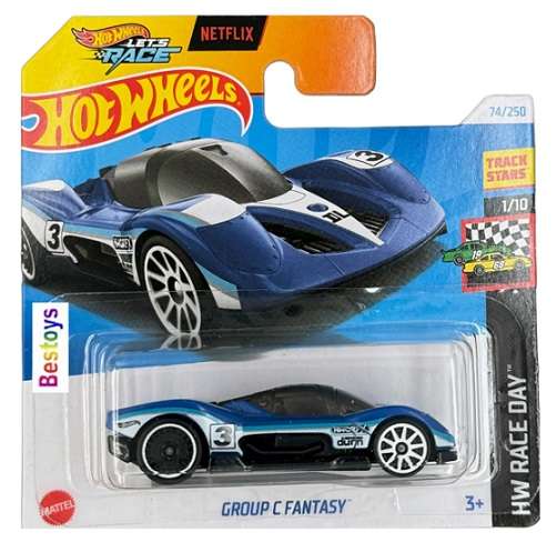 Hot Wheels Hotwheels Car 2024 74/250 Group C Fantasy "Let's Race Netflix" Race Day