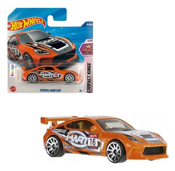 Hot Wheels 2025 79/250 Toyota GR 86 GR86 Cup No 19 Compact Kings