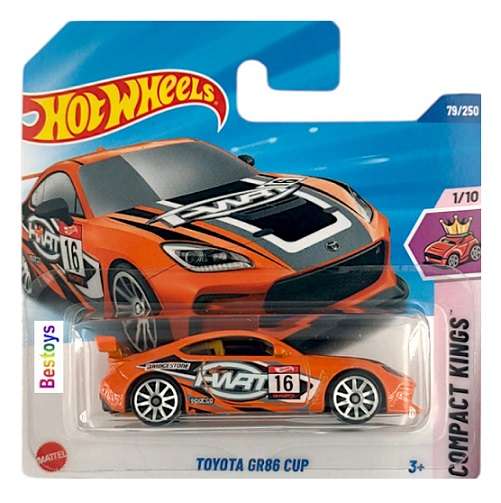 Hot Wheels 2025 79/250 Toyota GR 86 GR86 Cup No 19 Compact Kings