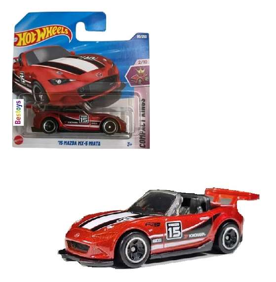 Hot Wheels 2025 80/250 Mazda Miata MX 5 Miata 2015 No 15 Compact Kings