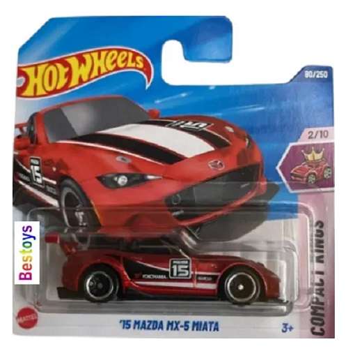 Hot Wheels 2025 80/250 Mazda Miata MX 5 Miata 2015 No 15 Compact Kings