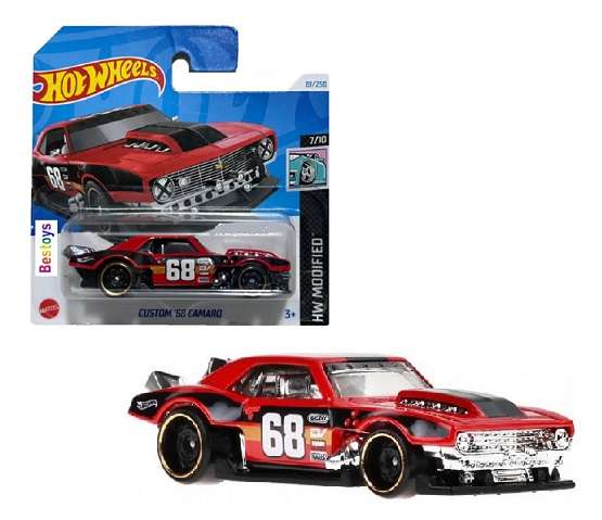 Hot Wheels Hotwheels 2024 81/250 Chevy Chevrolet Camaro Custom 1968 No 68 Modified 1/64 scale