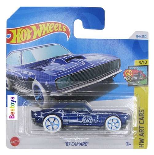 Hot Wheels Hotwheels 2024 84/250 Chevy Chevrolet Camaro 1967 Art Cars 1/64 scale