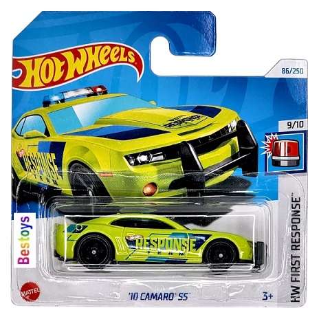 Hot Wheels Hotwheels 2024 86/250 Chevy Chevrolet Camaro SS 2010 "Response" First Response 1/64 scale