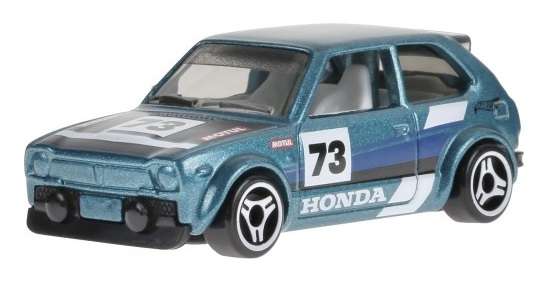 Hotwheels Hot Wheels Diecast Model Car 2024 90/250 Honda Civic Custom 1973 No 73 Compact Kings 1/64
